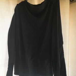 Heather grey long sleeve sweater